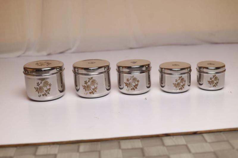 Stainless Steel Kitchen Storage Container Set